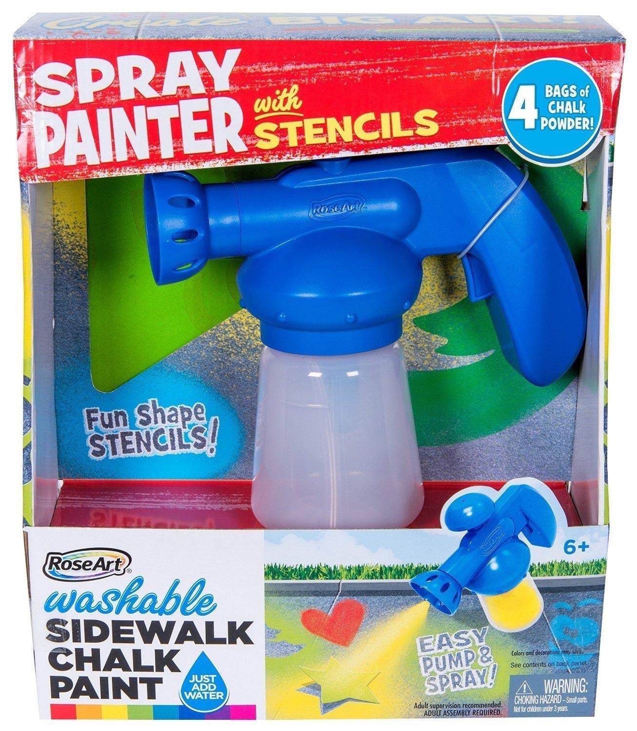 RoseArt Washable Sidewalk Chalk Spray Painter
