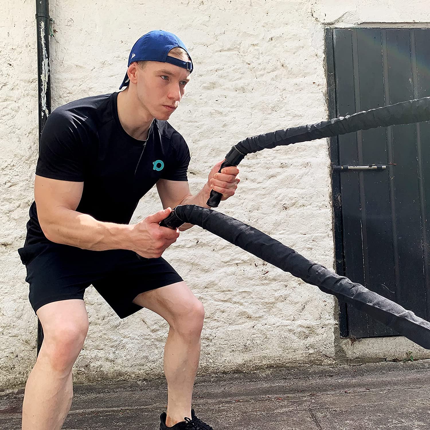 RPM Power Battle Rope - Fitness, Muskelstärkungsseil für Bodybuilding-Workouts - inklusive Anker (15 Metre)