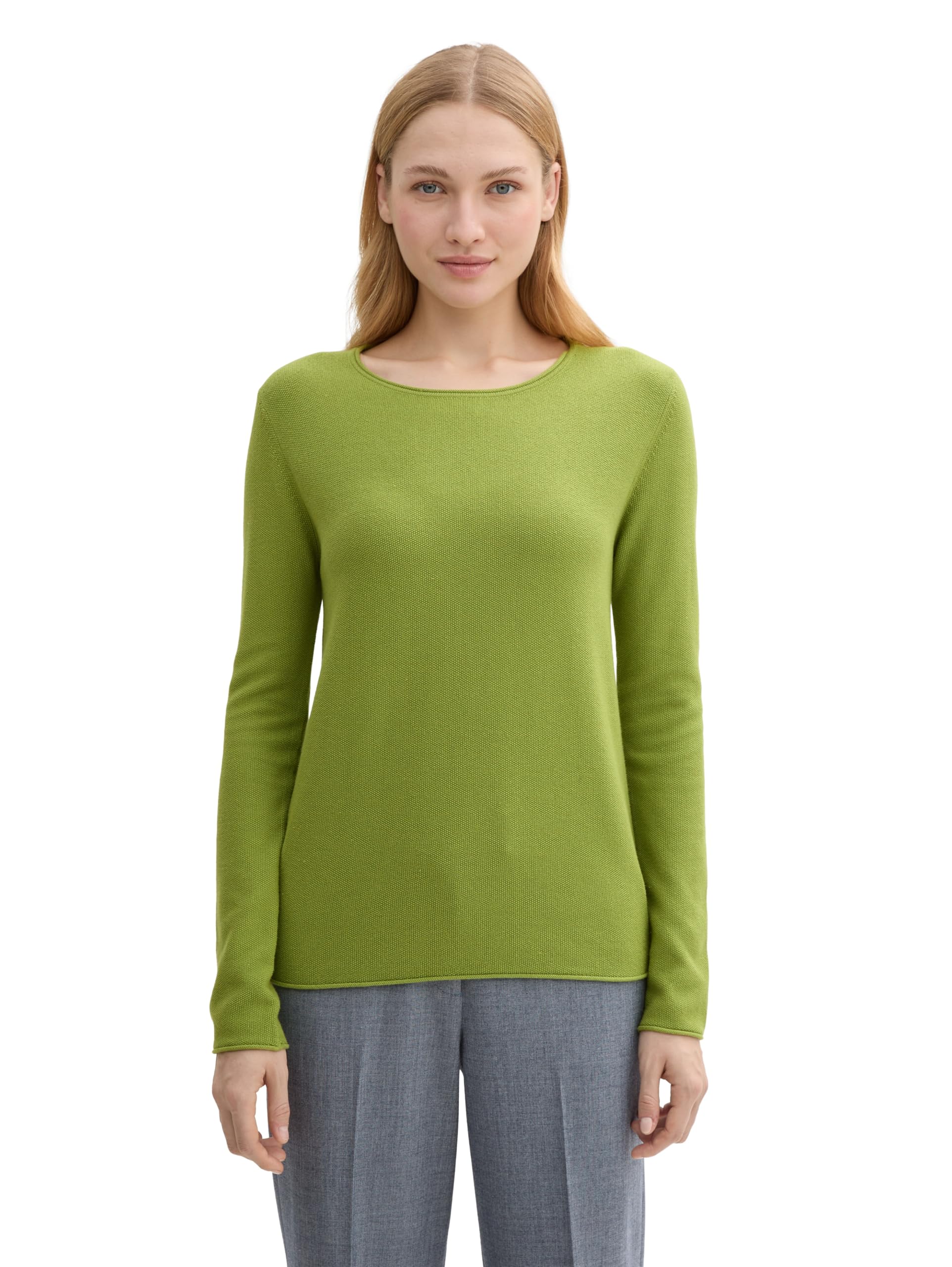 Tom Tailor Damen 1016190 Bluse mit Streifen & Brusttaschen (1er Pack)