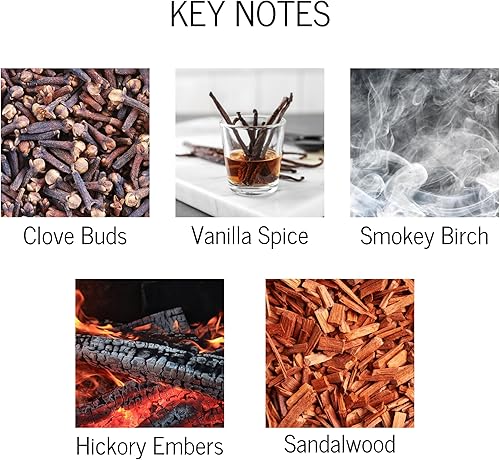 Miniatura 4 de Outdoor Fellow  Vela perfumada de ceniza de especias  Tiempo de combustión de más de 40 horas  Mezcla de cera de coco y albaricoque  Vela en tarro