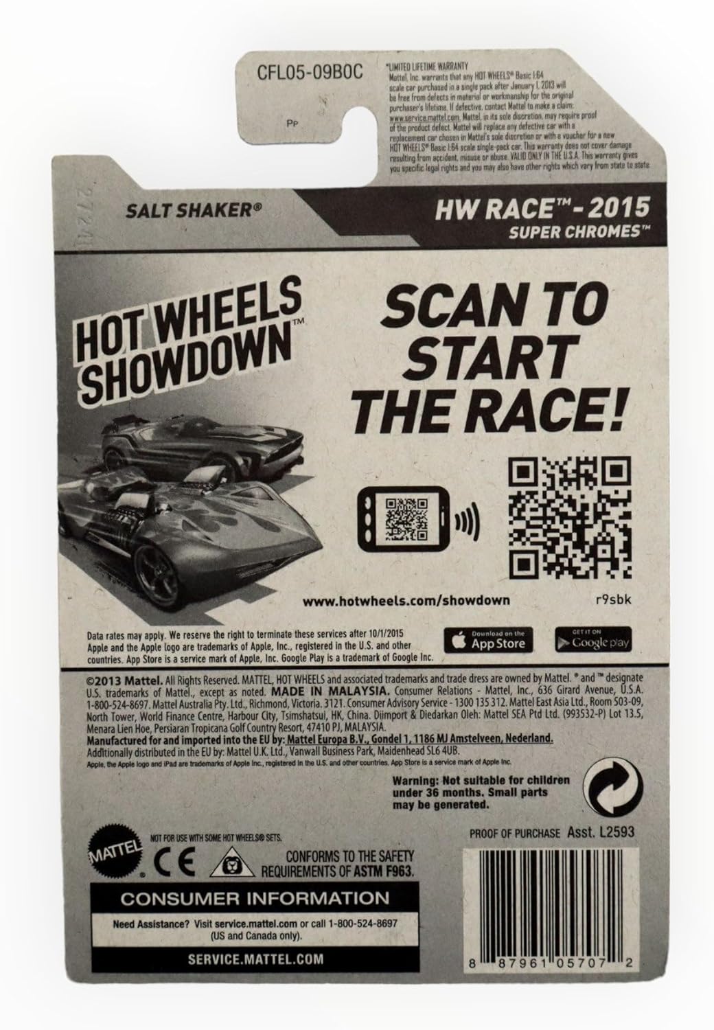 Hot Wheels Salt Shaker, HW Race 164/250