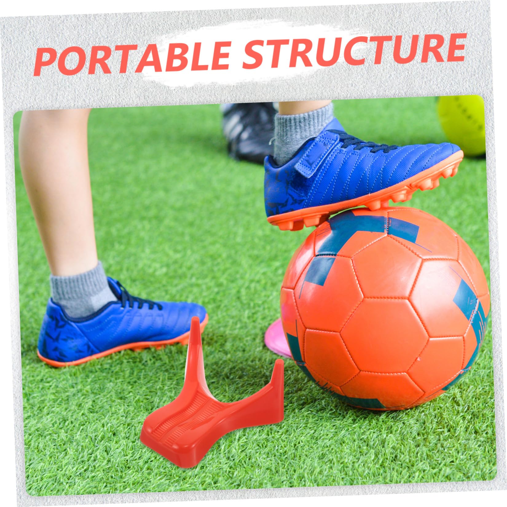 Anneome 6 Stück 6 Stück Rugby Kicking Tee Stabiler Football Ballhalter aus Wetterfestem Material Universeller Fußballständer für Training Field Goal Übungen und Sportraum