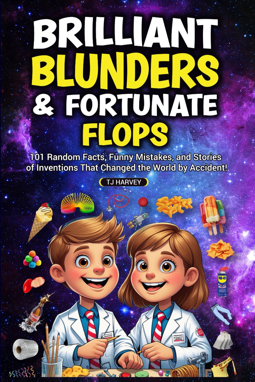 Brilliant Blunders & Fortunate Flops: 101 Random Facts, Funny Mistakes, and Stories of Inventions That Changed the World by Accident! A Fun Science & History Book for Curious Kids Ages 7-107!