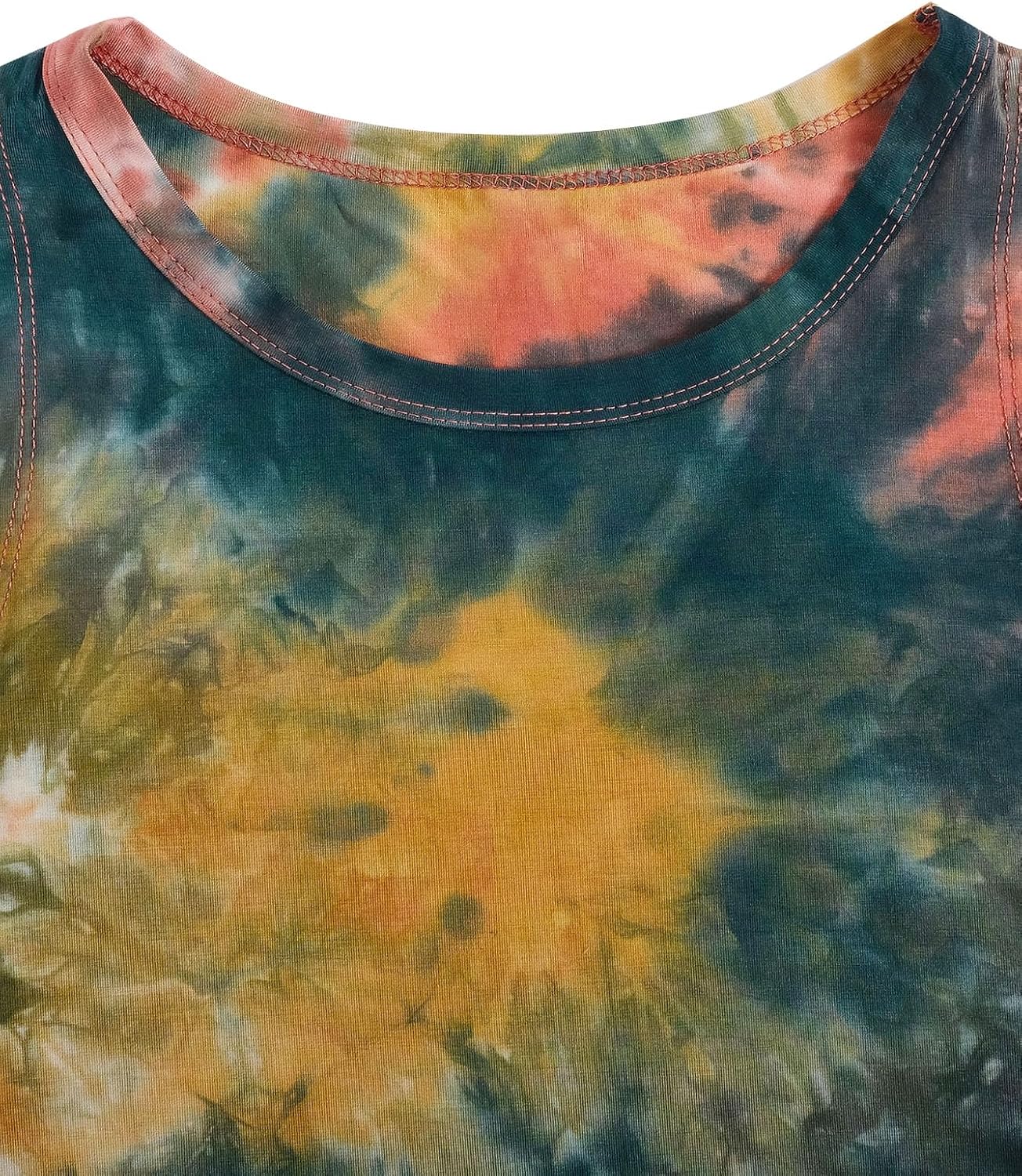 SweatyRocks Women's Casual Sleeveless Round Neck Workout Crop Tank Top Shirts - Image 4