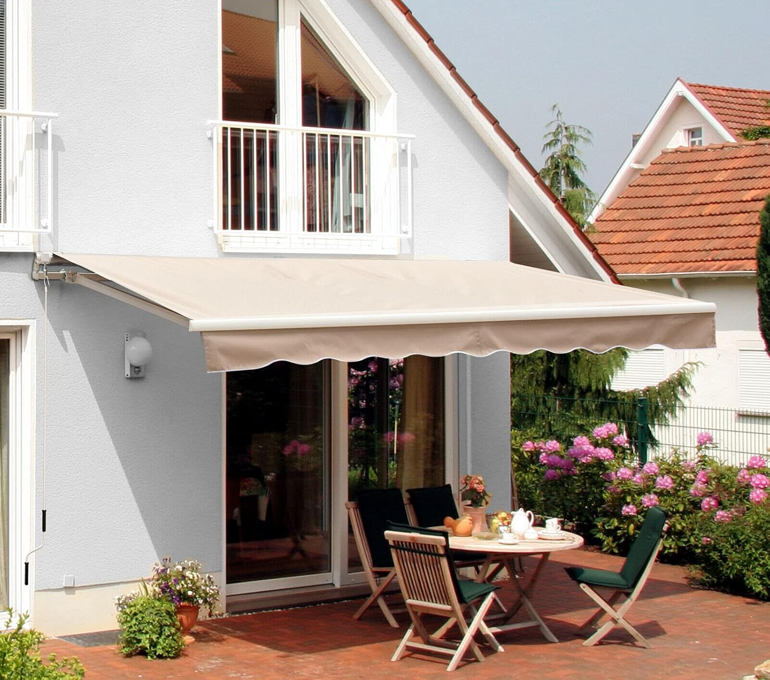Amazoncom Xtremepowerus Retractable Patio Sun Shade Awning Cover Uv Water Resistant Fabric Aluminum Frame Crank Handle 8 X 6 Garden Outdoor Amazoncom Xtremepowerus Retractable Patio Sun Shade Awning Cover Uv Water Resistant Fabric Aluminum Frame Crank Handle 8 X 6 Garden Outdoor