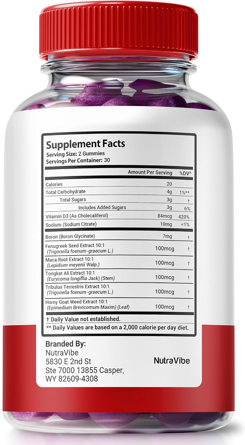 (2 Pack) Alpha Gummy Max for Men – Premium AlphaGummyMax Formula with Ingredients to Help Support Daily Energy, Drive & Active Performance | Great-Tasting, Just 2 Easy-to-Chew Gummies (120 Gummies)