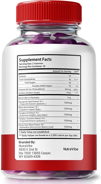 Alpha Gummy Max for Men Premium AlphaGummyMax Formula with Ingredients to Help Support Daily Energy, Drive & Active Performance | Great-Tasting, Just 2 Easy-to-Chew Gummies (60 Gummies)