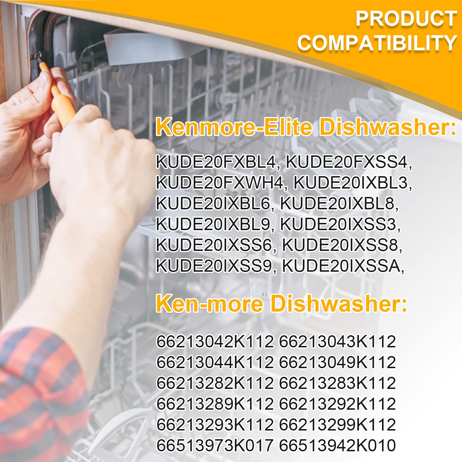 12Pcs W10350376 Dishwasher Top Rack Repair Kit(Upgraded) - Compatible with Kitchenaid Whirlpool Kenmore Elite Dishwasher Parts Top Rack w10350374 w10195840 kuds30ixss4 kuds30fxss5 etc
