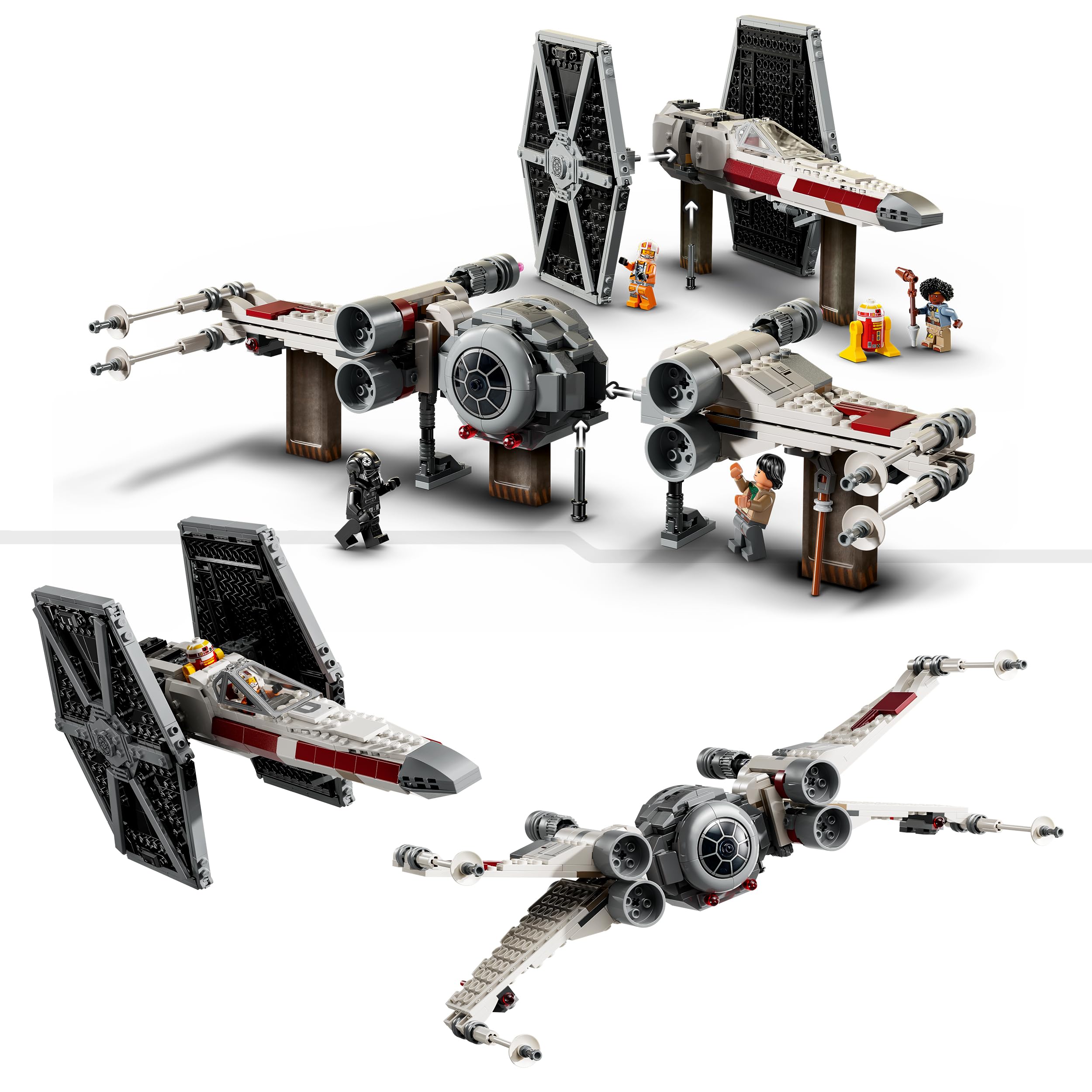 Amazon.com: LEGO 75393 Star Wars Mashup aus TIE Fighter & XWing