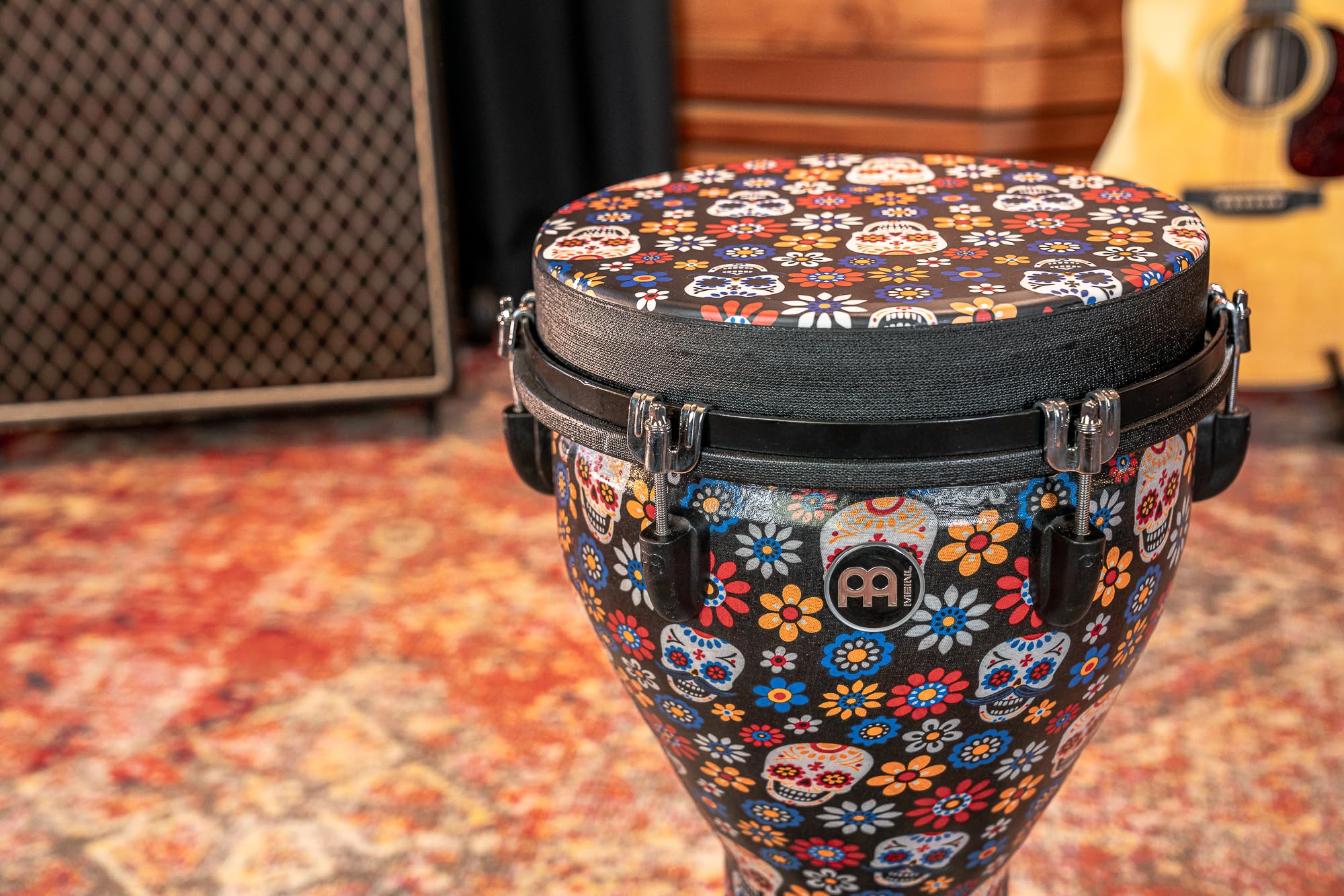 Meinl Percussion Jumbo Djembe Synthetic Head, Mehrfarbig (HEAD-JD12DA)
