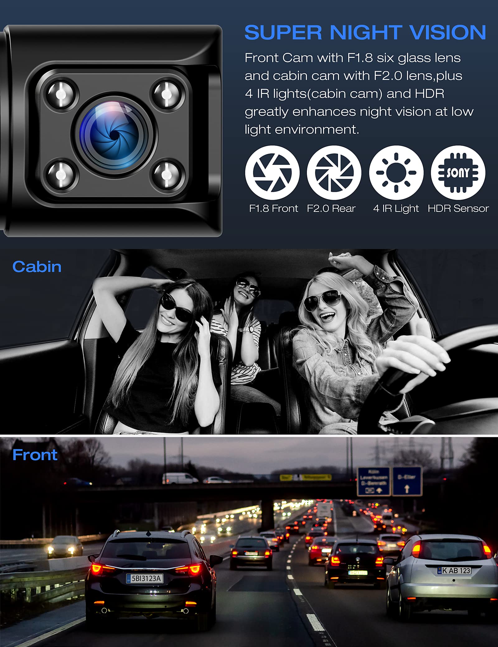HD CCD Rückfahrkamera für Fiat 500 Abarth 500C