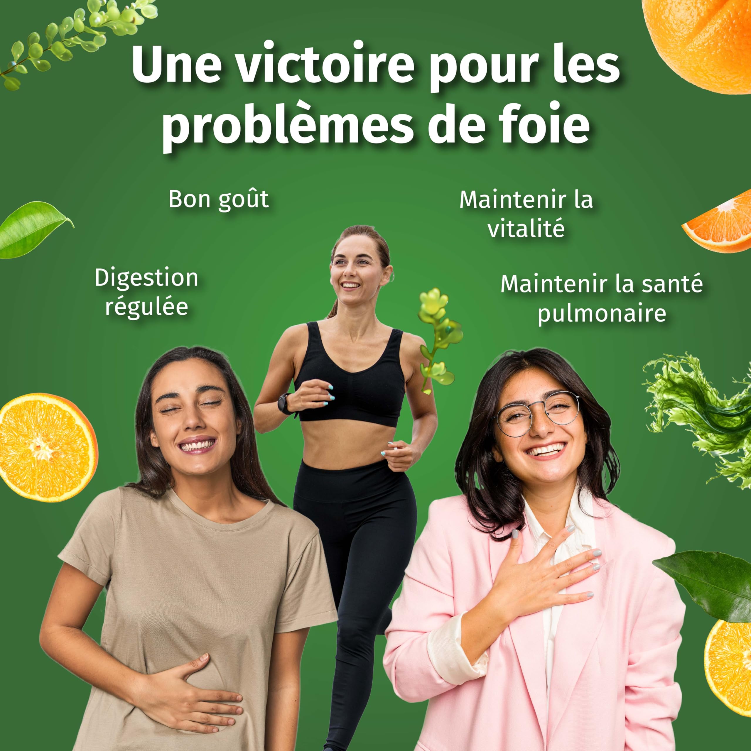 Nature's Finest Liver Cleanse + BIO Detox, Duo 250 g | Duo de boissons en poudre : Liver Cleanse orange (curcuma, chardon-Marie) et BIO Detox (5 superaliments verts bio)