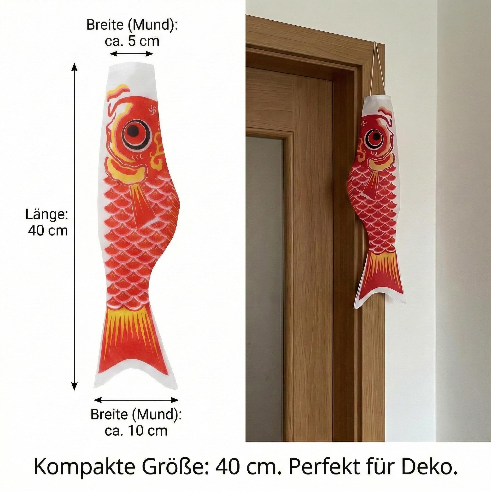 5 Unidades Japonesa Carpa Pescado Koinobori Calcetín Saco de Viento decoración de Habitaciones japonesas Sushi Restaurante decoración Colgante Viento Streamer Pancarta Japón decoración