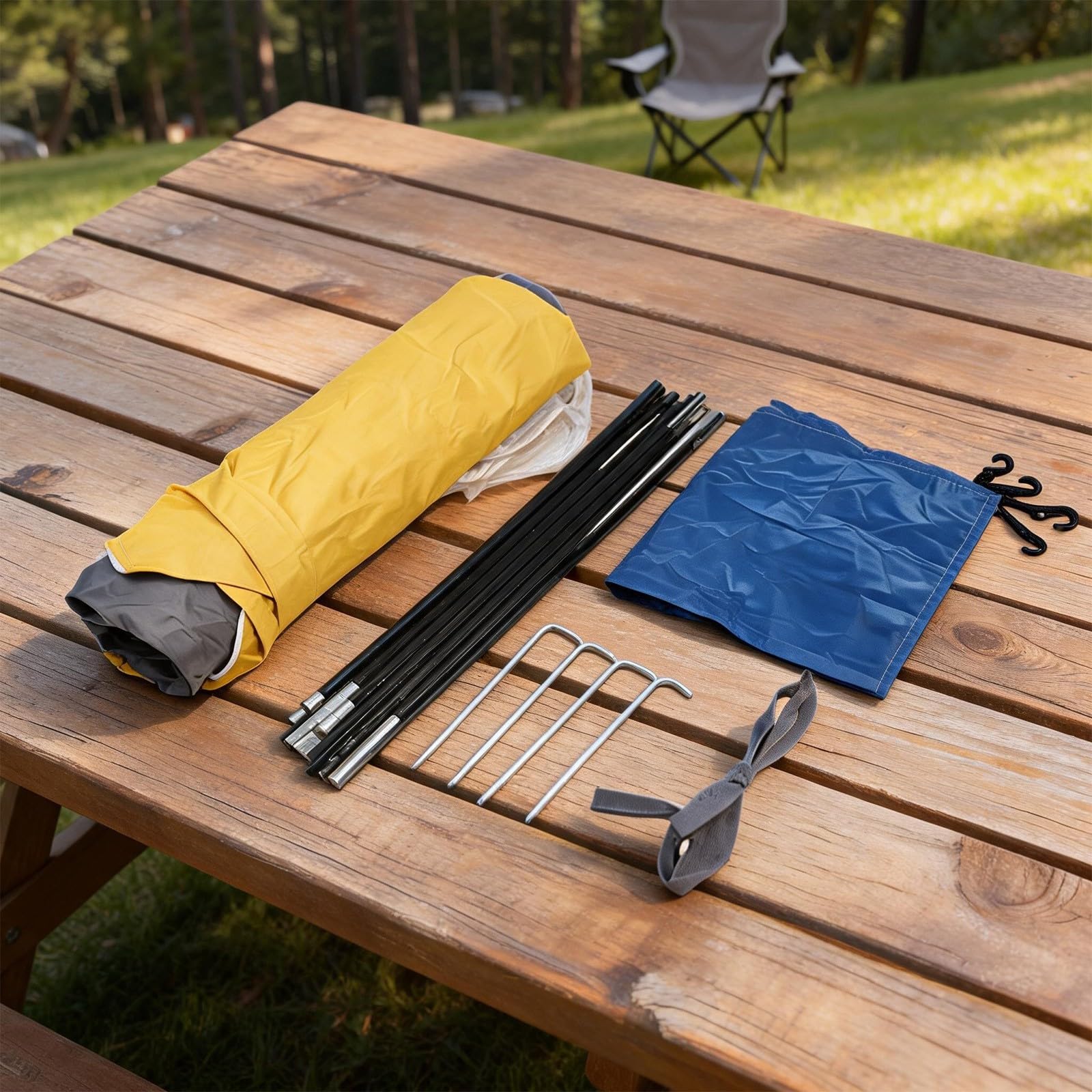 Tenda portatile leggera con i pali della vetroresina per il campeggio all'aperto ed il trekking, verde dell'esercito
