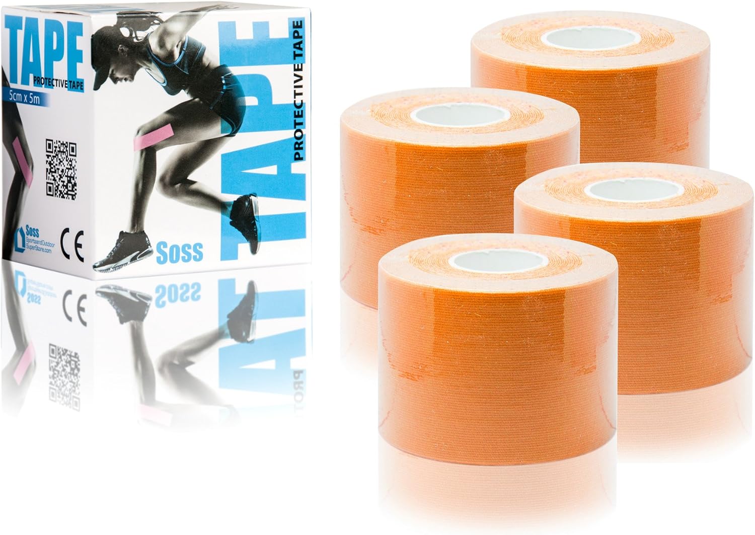 Kinesio Tape SOSS Injury Support Tape in 4 rolls