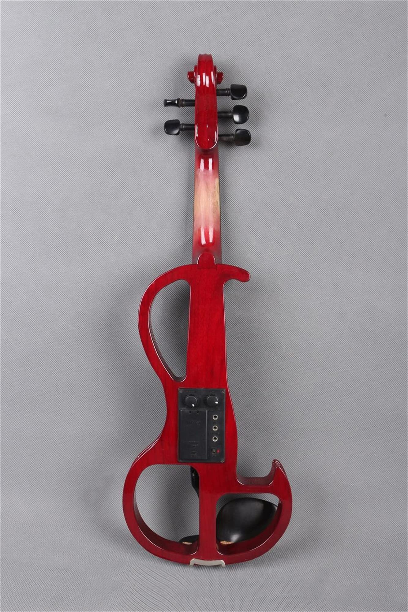 Skrzypce do wiolonczela 5 String Red Elektryczne ciało drewniane skrzypce skrzypce drewniane