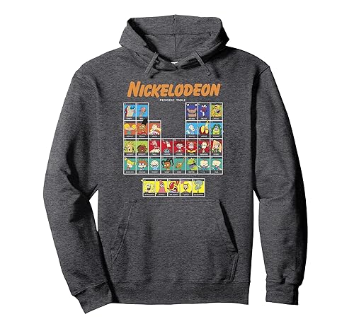 Periodic Table Of Characters Graphic Hoodie Pullover Hoodie