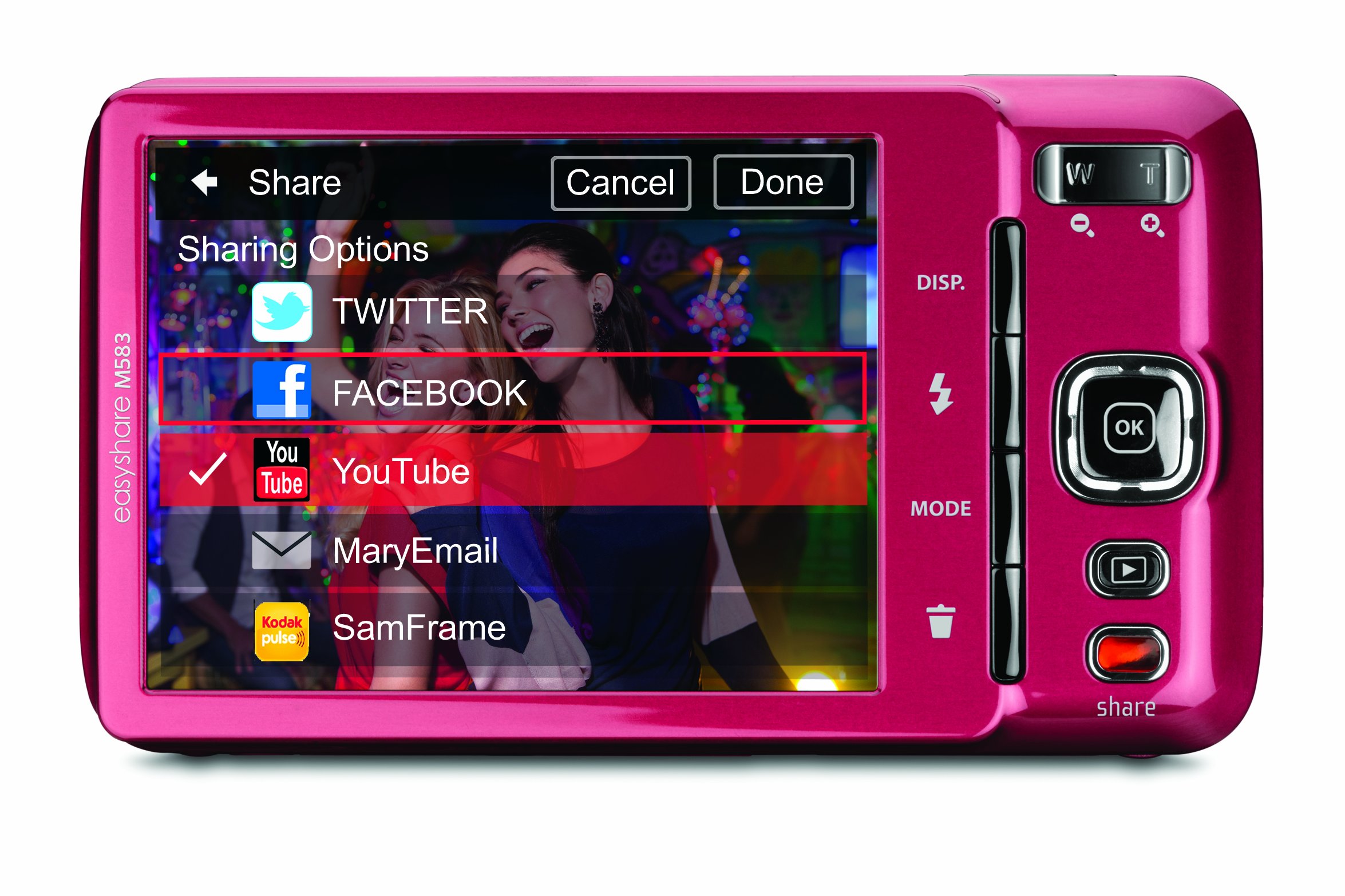 kodak EasyShare m583 ★FZ54 FZ55にないフィルム効果 kodak EasyShare m583 ☆FZ54 FZ55にないフィルム効果