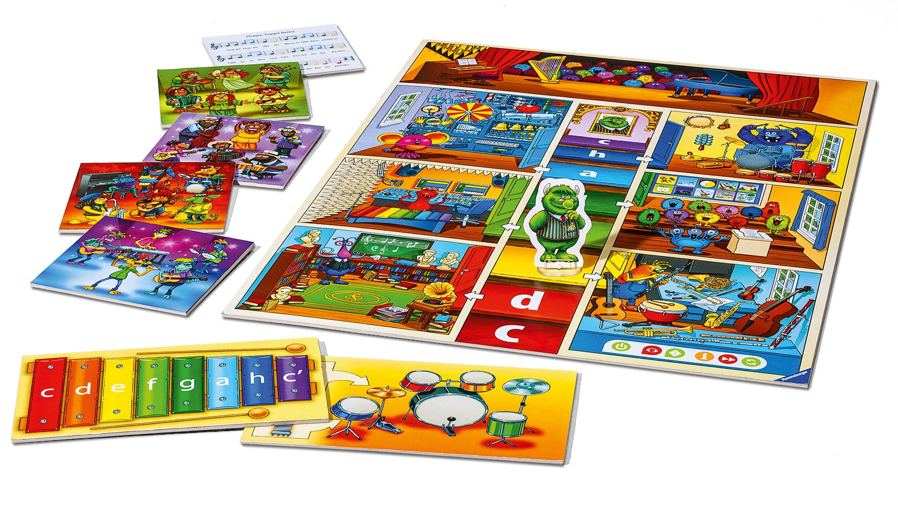 Ravensburger 00730. – Komplettset-Player Digital + Interaktives Spiel die ungeheure Schule von Musik
