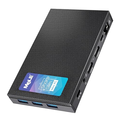 MeLE Quieter3C Fanless Mini PC, Celeron N5105, 8GB RAM, 256GB
