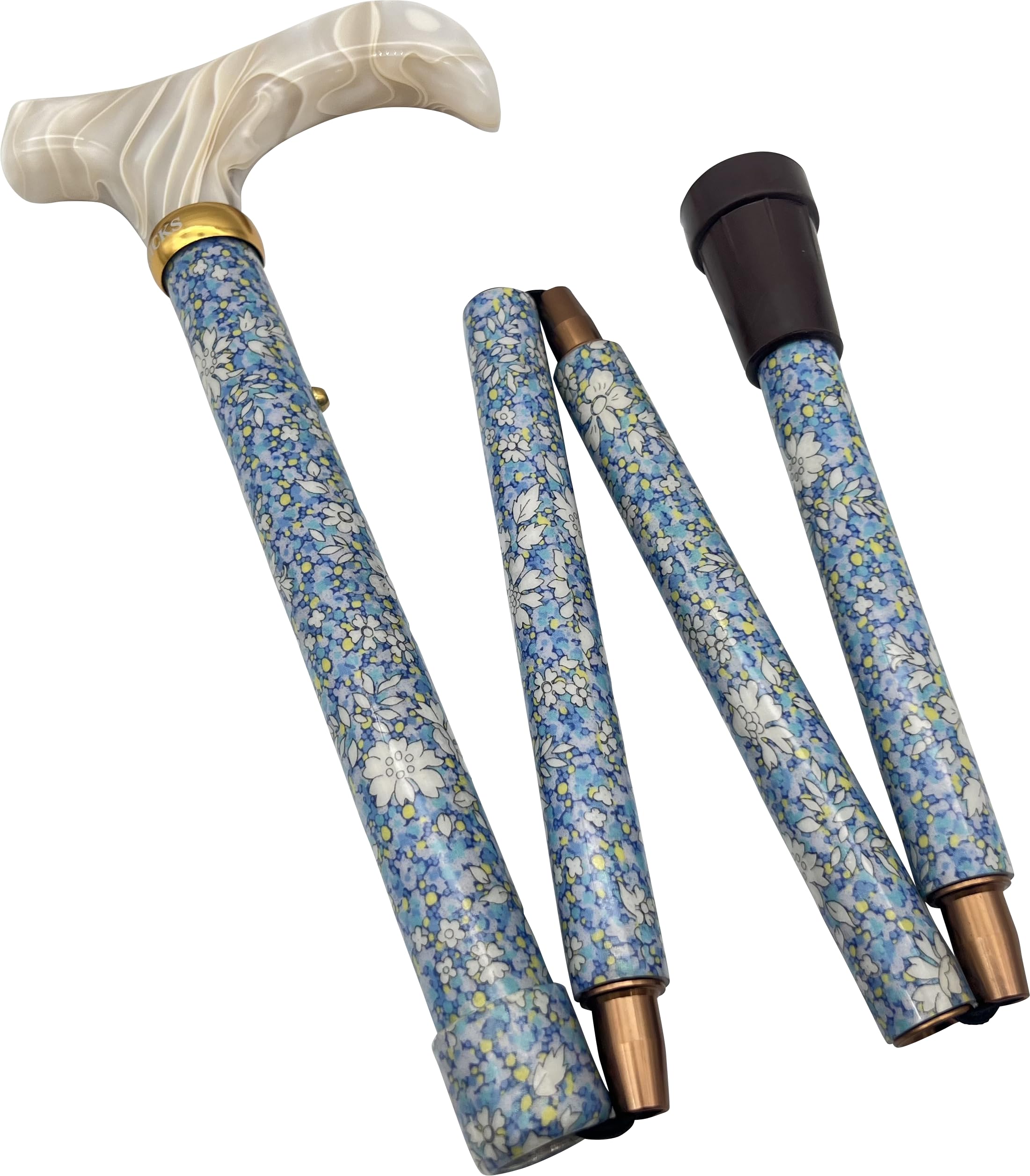 英国リバティプリントを纏った美しいステッキ(杖) 英国リバティプリントを纏った美しいステッキ(杖)