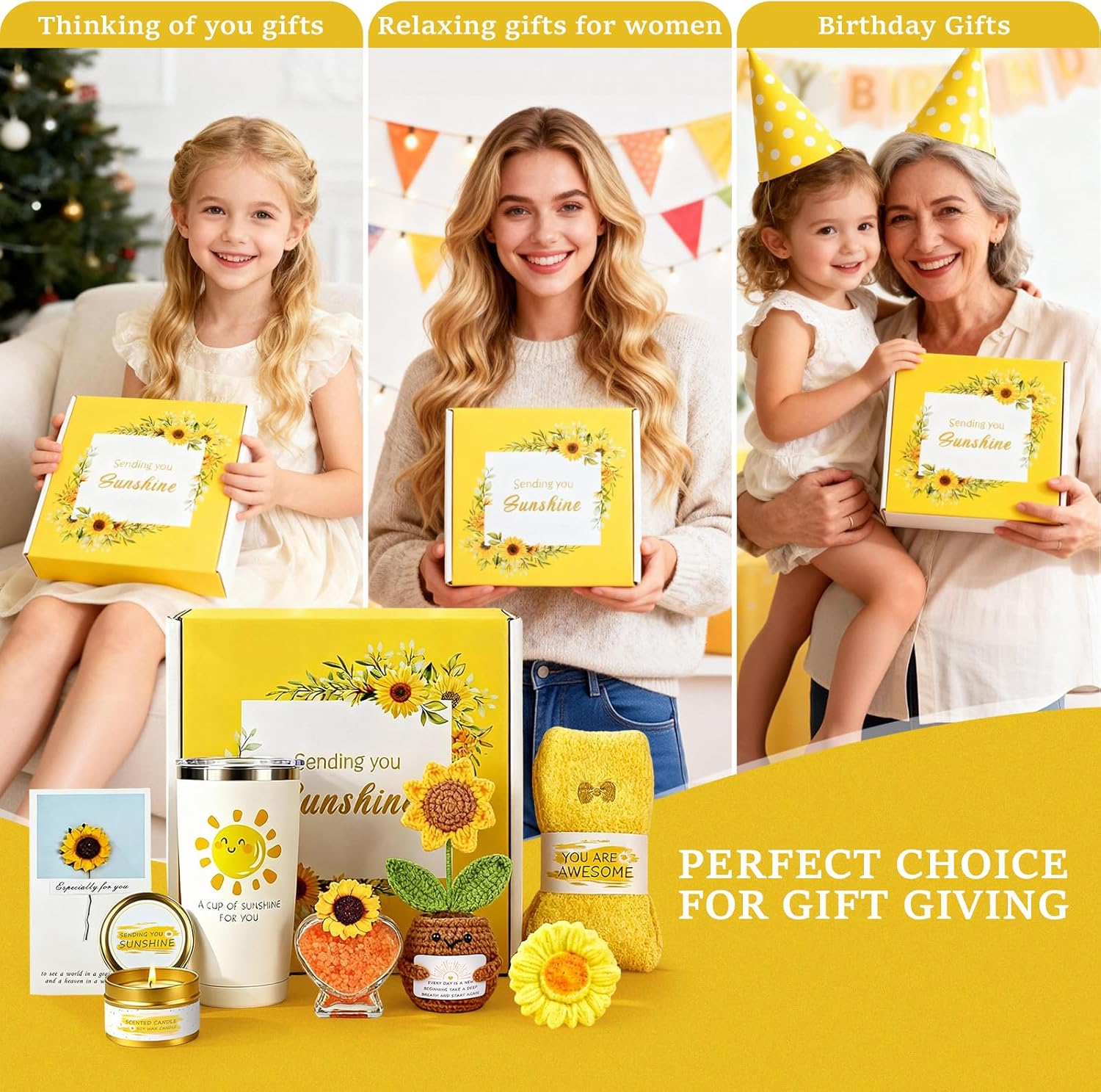 Gift Baskets for Women, Unique Birthday Gifts for Women,Get Well Soon Gifts Basket After Surgery,Sympathy Self Care Package Set Birthday Present Inspirational Gifts for Mom Wife Sister Friend - Image 9