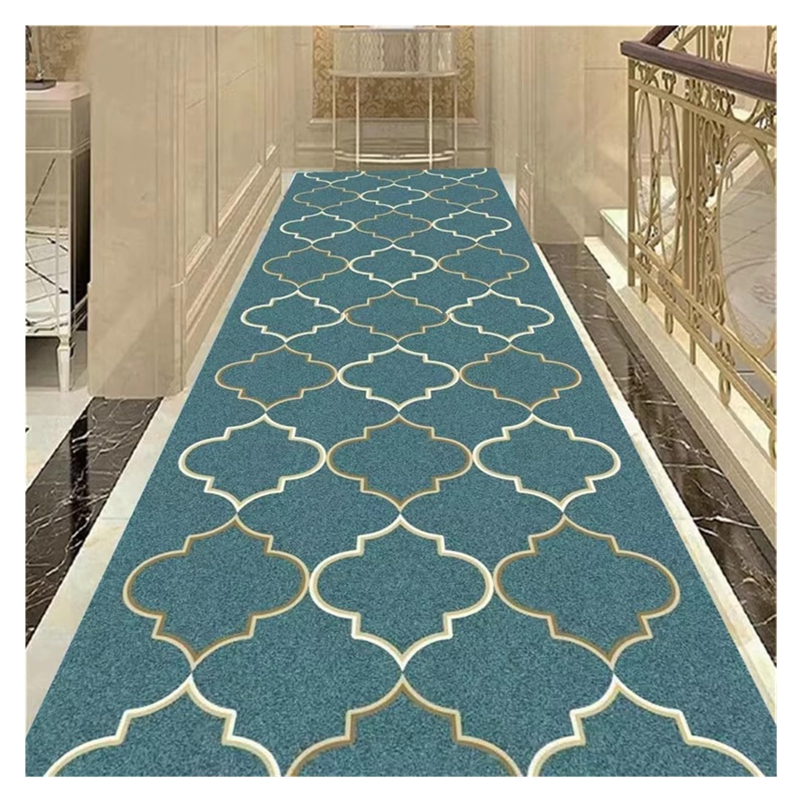 Passatoia moderna da 5 mm per corridoio, 60-130 cm di larghezza, tappeti extra lunghi, tappeto stretto per cucina, corridoio, scale, 73 dimensioni (0,7 x 1 m)