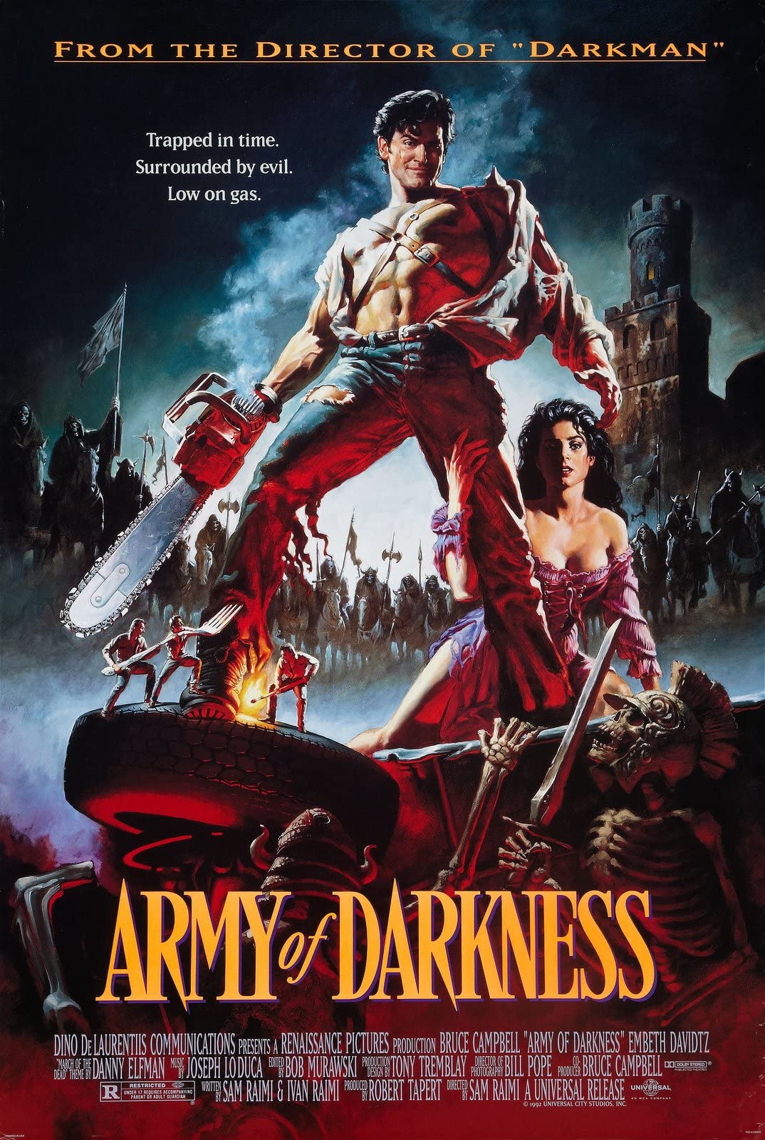 Army of Darkness M34081 A4 Poster on Photo Paper - Glossy Thick (11.7/8.3 inch)(30/21 cm) - Film Movie Posters Wall Decor Art Actress Actor Anime Auto Cinema Room Wall Decoration