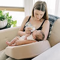 Vista 4 de Dr. Brown's Ultimate Feeding Comfort Bundle- Suave almohada de lactancia beige + calentador de biberones y esterilizador de lujo + paquete de 4