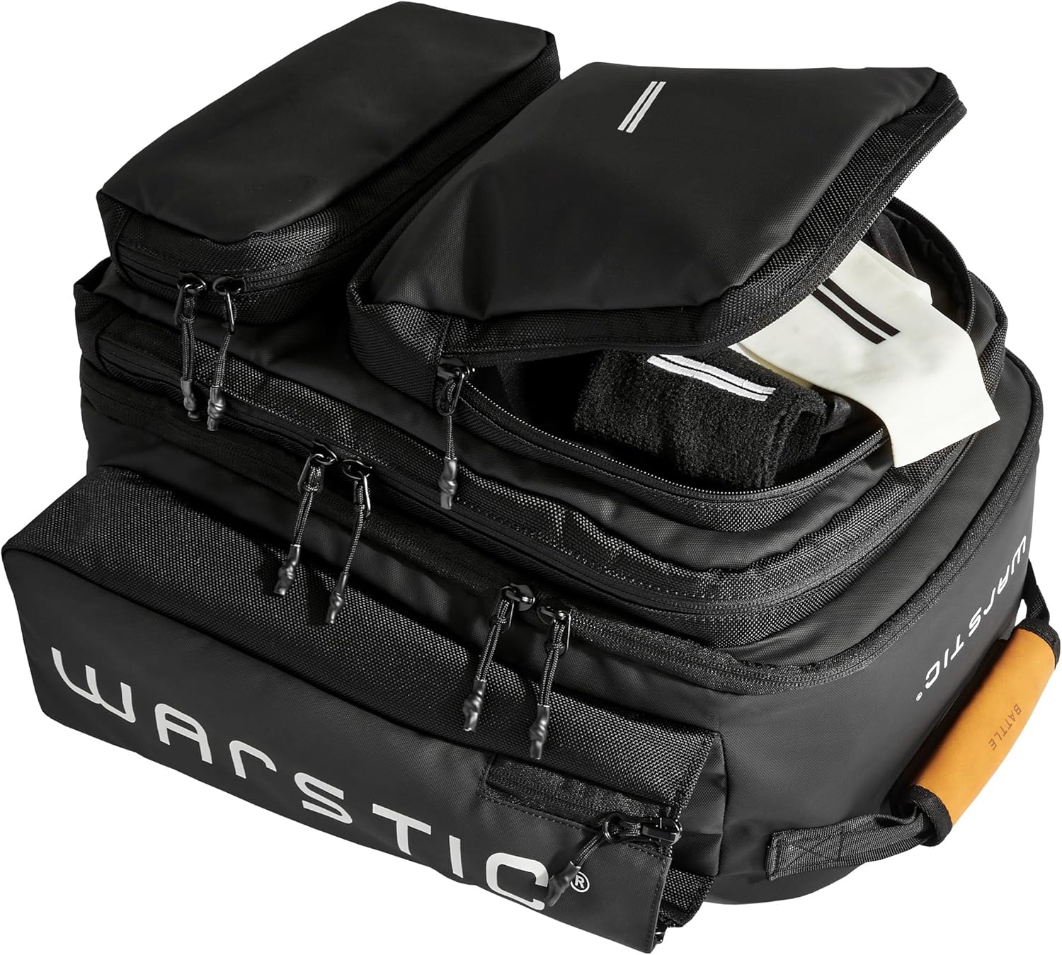 WARSTIC Warrior’s Bat Pack – Tactical Two-Strap Water-Resistant Baseball & Softball Gear Bag with Dual Bat Holder