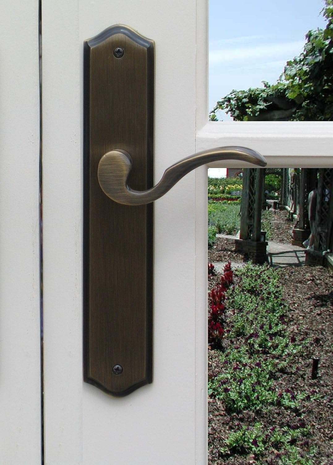 FPL Ambassador Patio Sliding Door Lock - Polished Brass (US3)