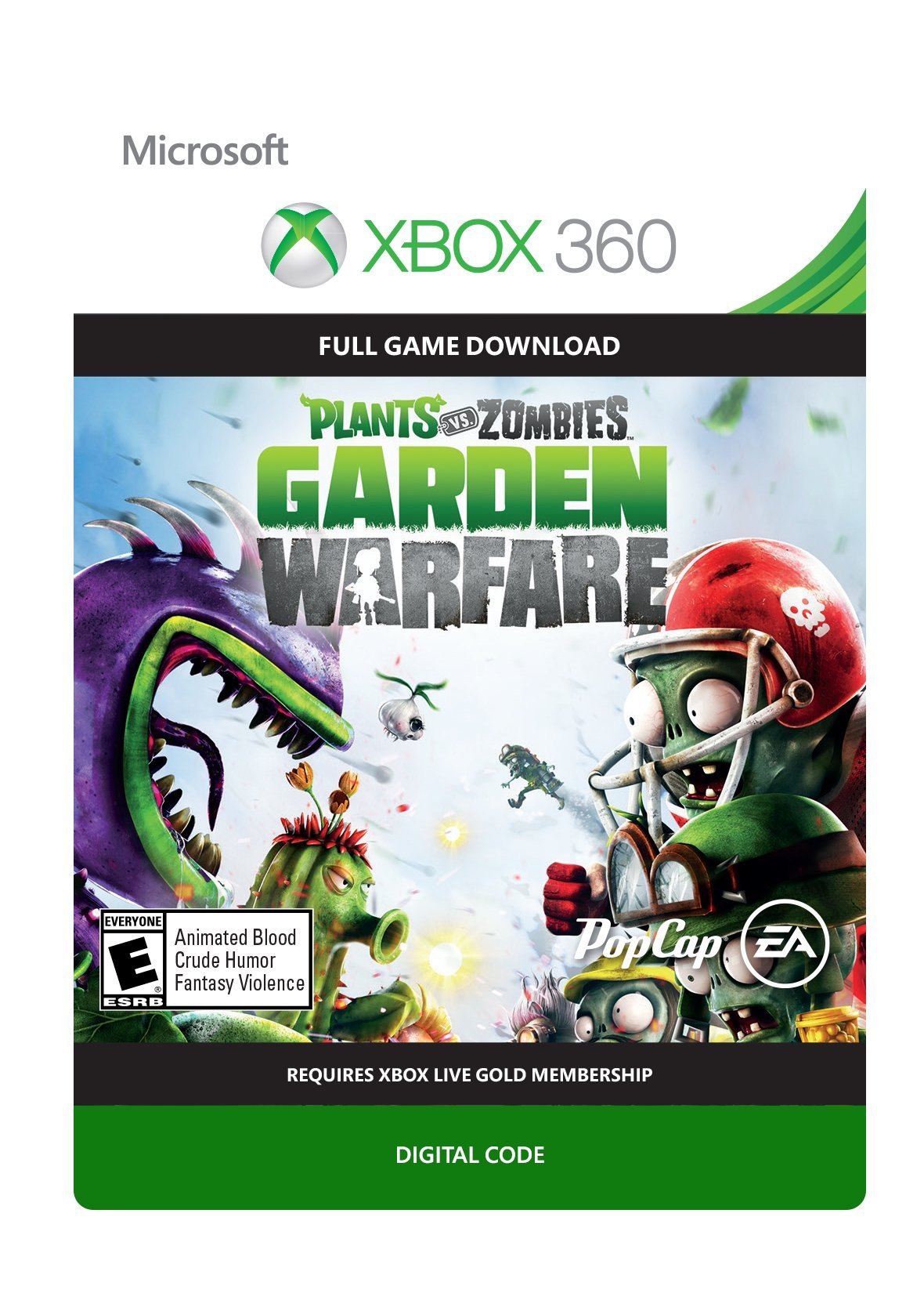 Plantas Vs Zombies Garden Warfare Xbox 360