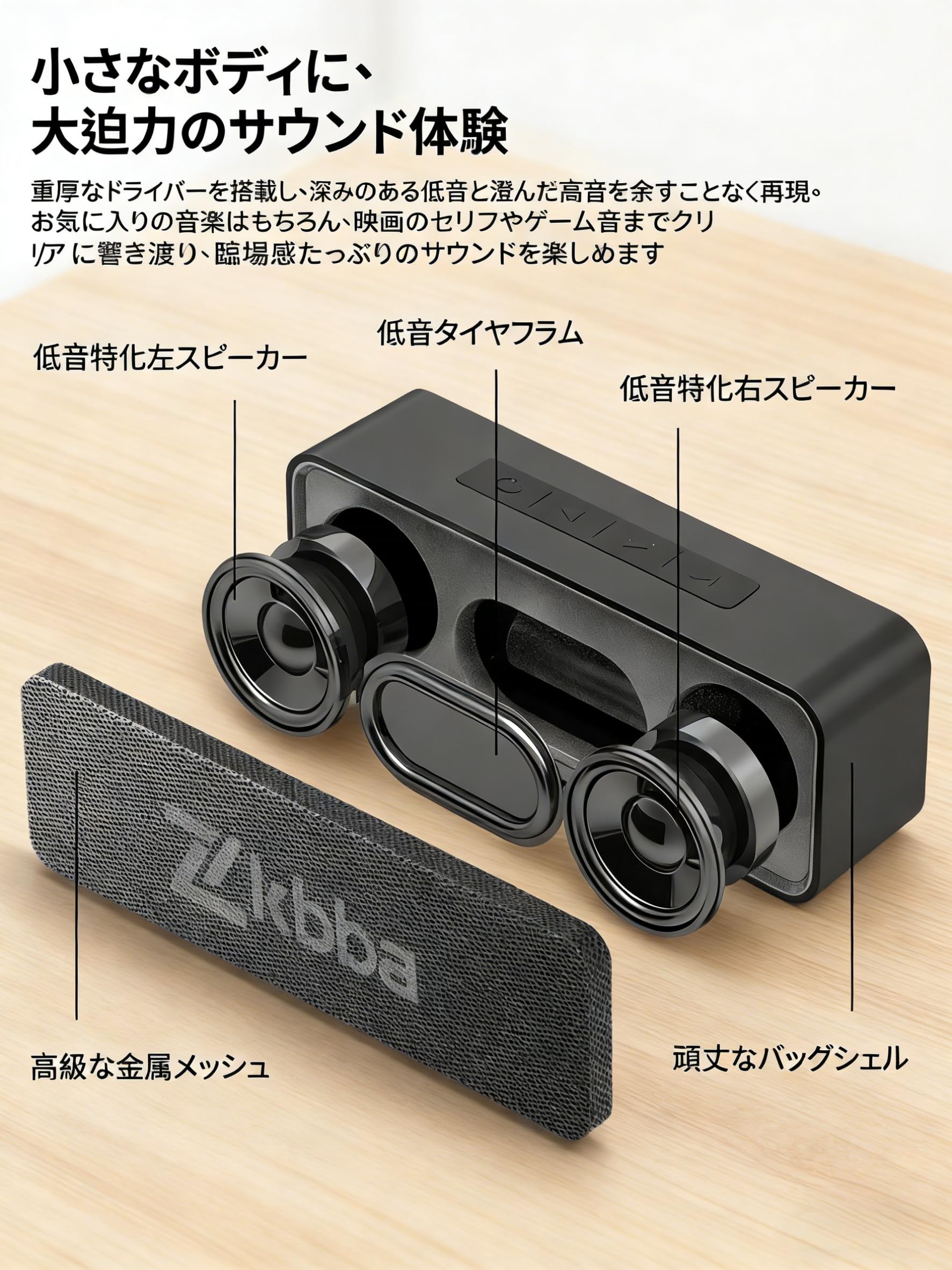 Amazon.co.jp: 【2026年新モデル】Bluetoothスピーカー ワイヤレス
