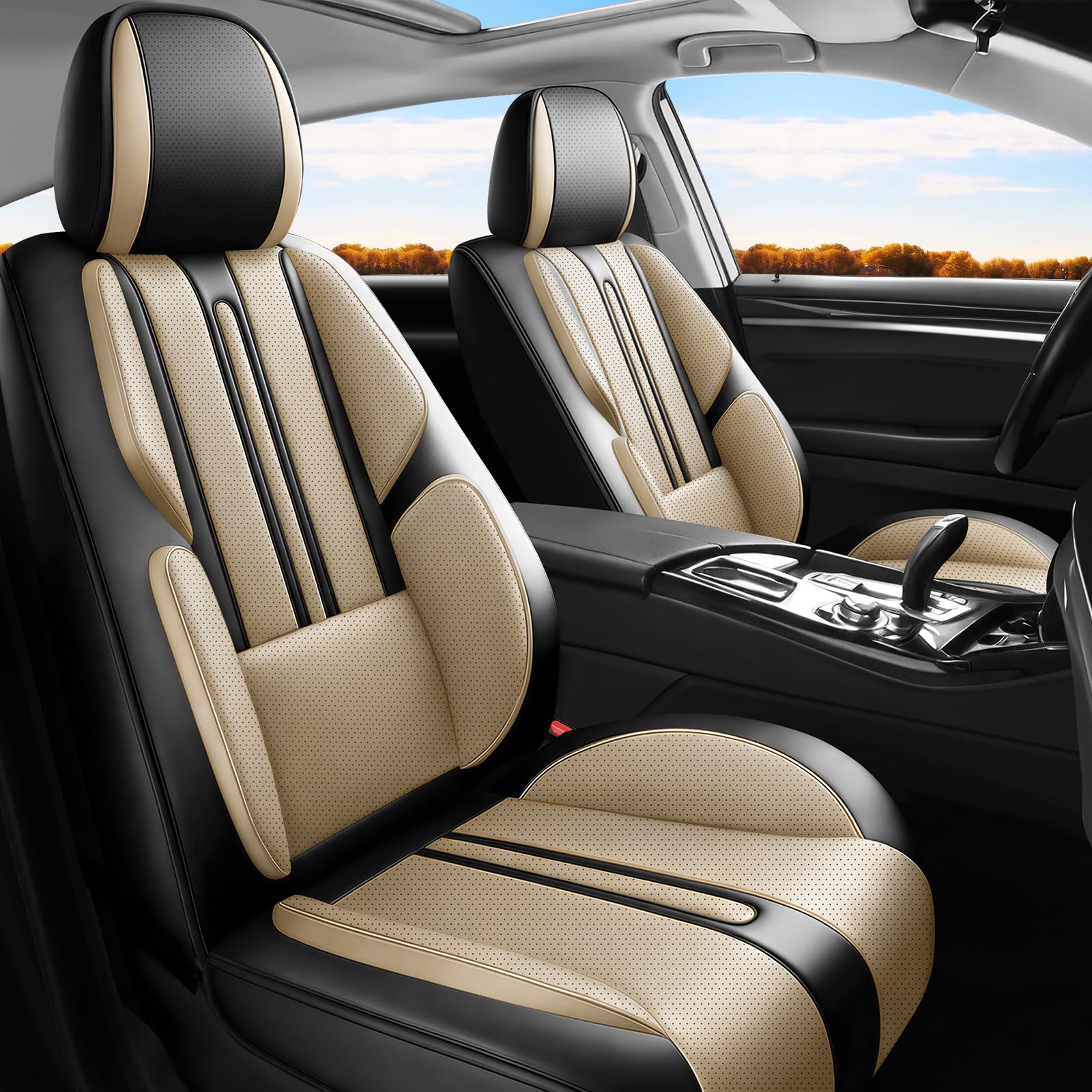 Car Seat Covers for GMC Yukon 2007-2024 2025 2026 2 Front