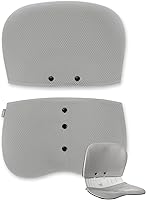 Vista 1 de curble Wider Cover, Detachable Cover for Teenager Chair, Ergonomic Chair Back Support and Lumbar Support (Cover Grey)