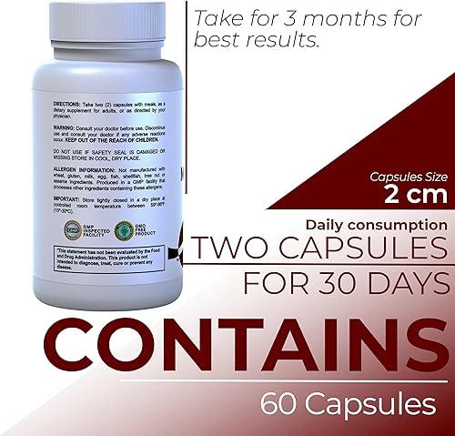 Miniatura 5 de HALLMAGNESIUM L-Threonate 2000mg - Polvo de magnesio calmante, cápsulas de magnesio para la salud del cerebro, apoyo cognitivo y apoyo para dormir,