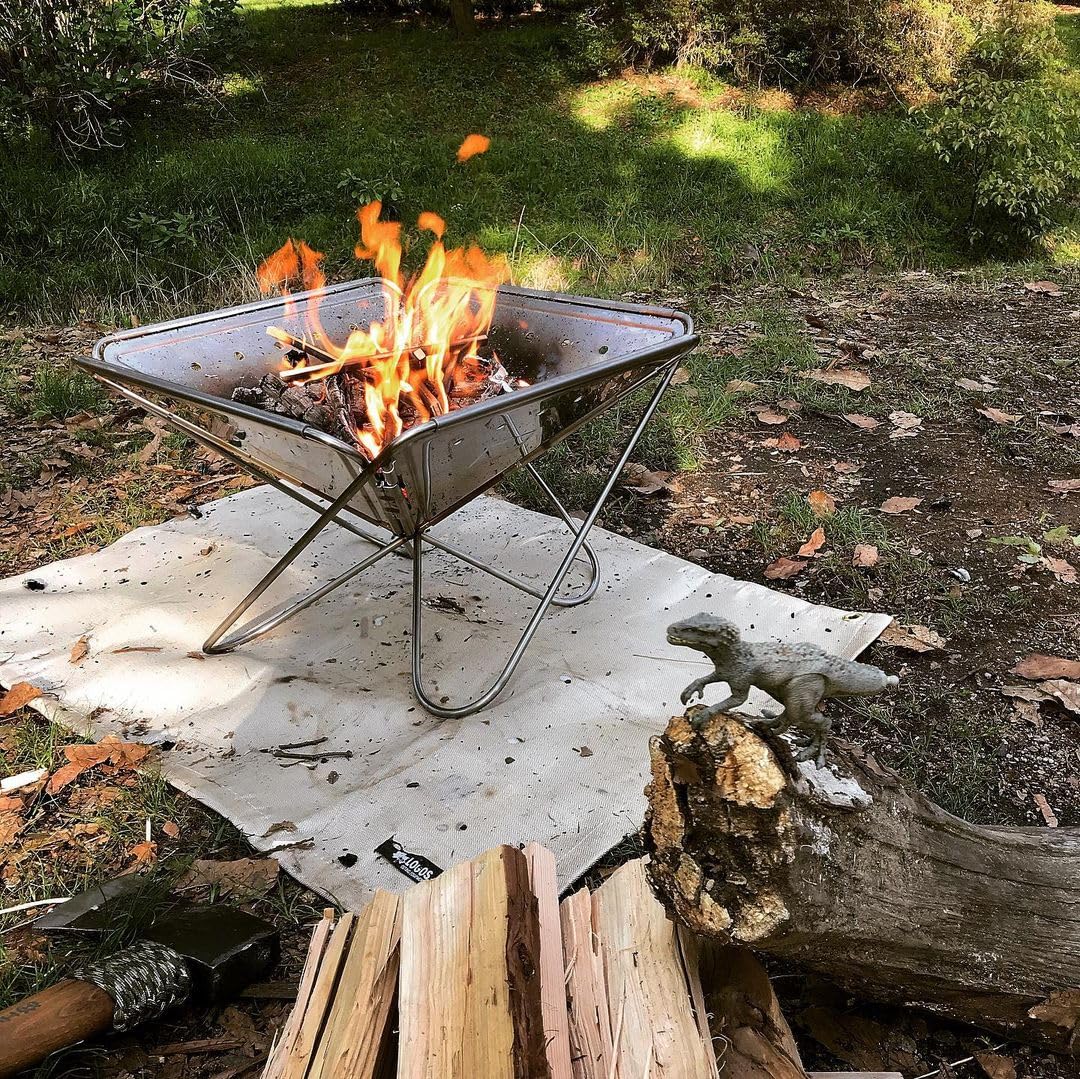 Amazon | Bestargot チャコールグリル バーベキュー ポータブル BBQ