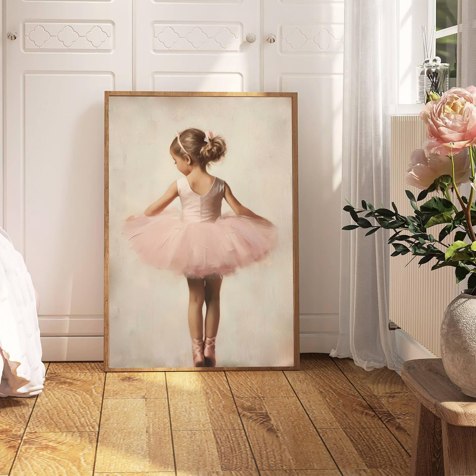 Impresión personalizada de bailarina, impresión de ballet