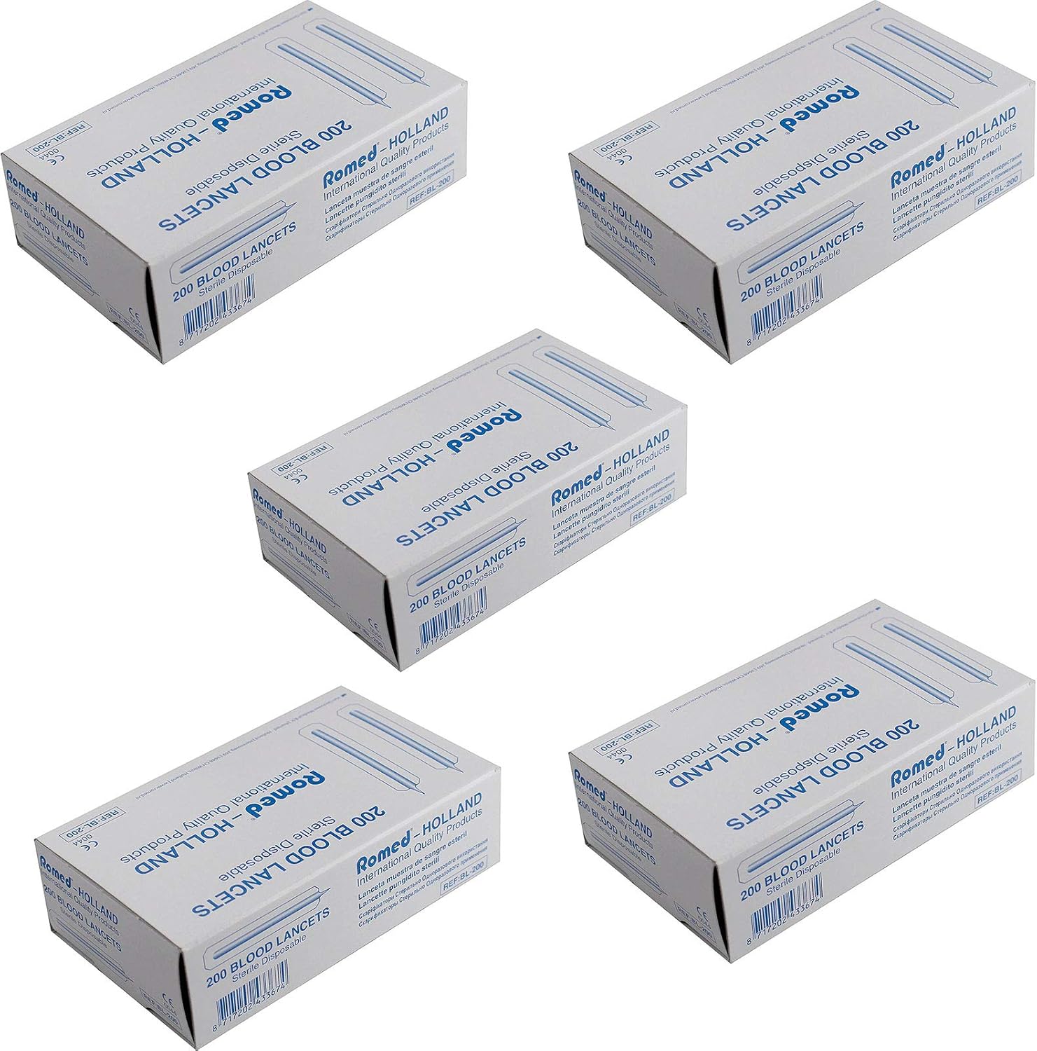 Romed Sterile Blood Lancets (Pack of 1000) Amazon.de Business