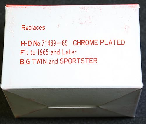 Miniatura 5 de 71469-65 Harley Davidson 1965+ Big Twin Sportster - Solenoide de arranque cromado