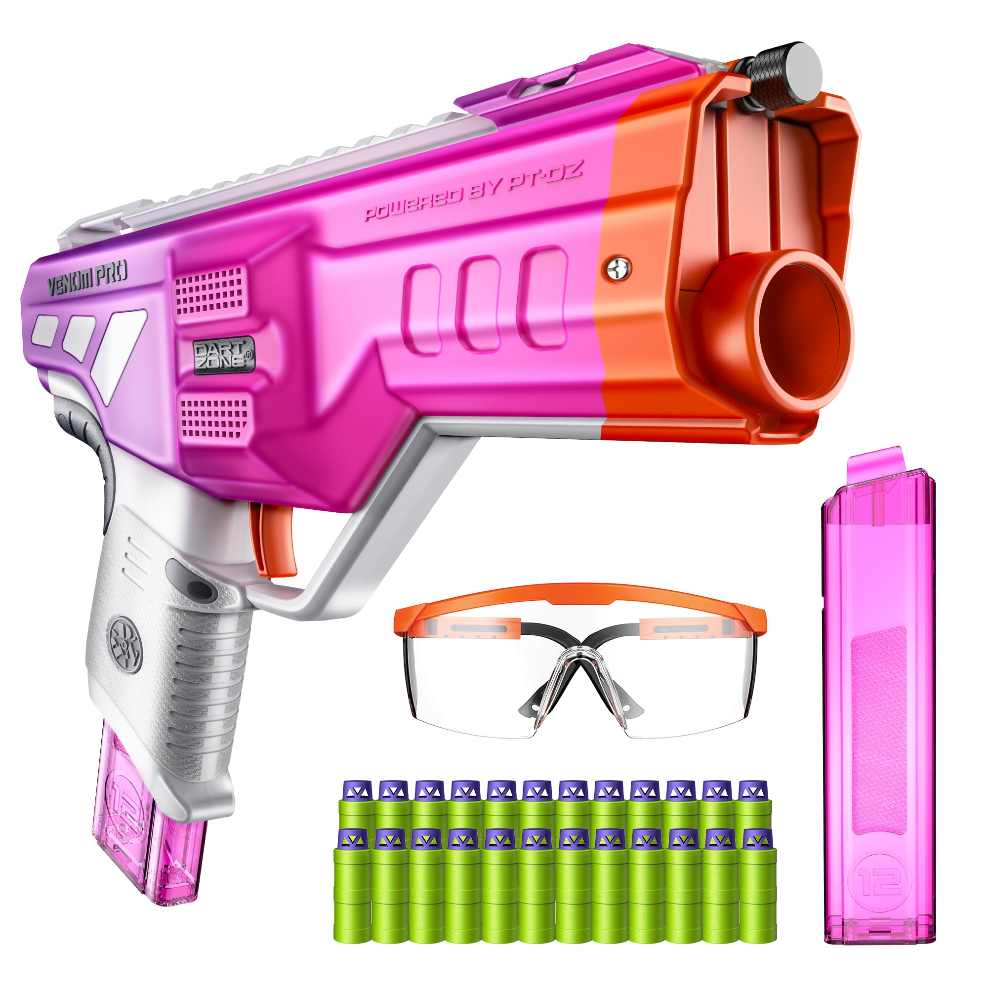 Amazon.com: Dart Zone Nitroshot+ Venom Pro UV Half-Length Full