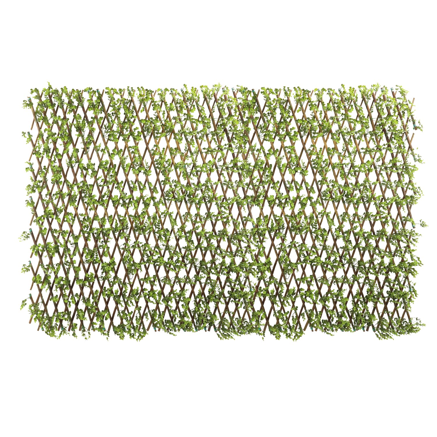 E&K Sunrise 1 PC Faux Leaves Expandable Fence Privacy Screen Artificial Greenery Grass Wall Decoration for Garden Backyard Patio Indoor Outdoor (Buxus