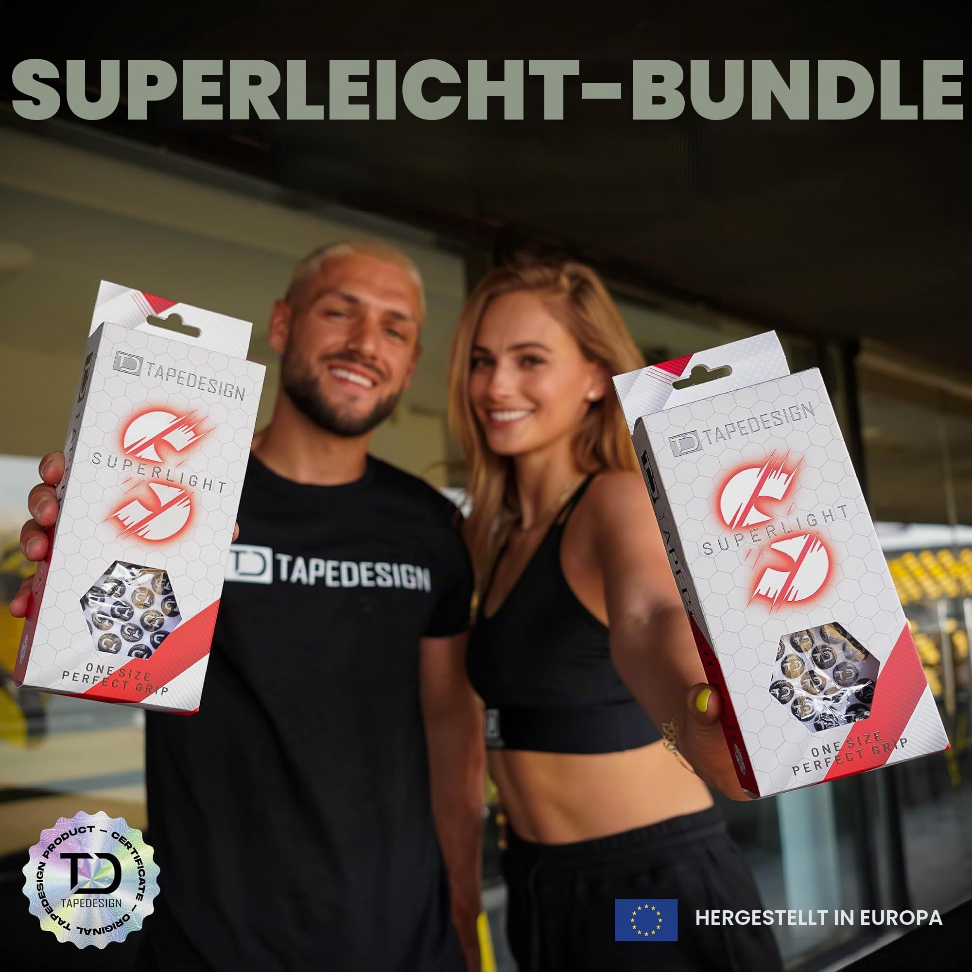Tapedesign – Doppelpack Superlight Socks – 2 Paar ultraleichte Grip Socken für Fußball & Sport – Super dünn & elastisch – Rutschfest in Schuhen – Maximaler Halt & Komfort für Training & Wettkampf