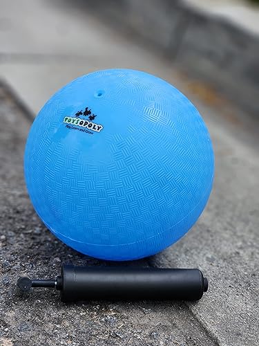 Miniatura 2 de ToysOpoly Premium Playground Ball 85 inch Pack of 1 Ball with Pump Best Kickball Dodgeball for Kids and Adults - Official Size for Dodge Ball