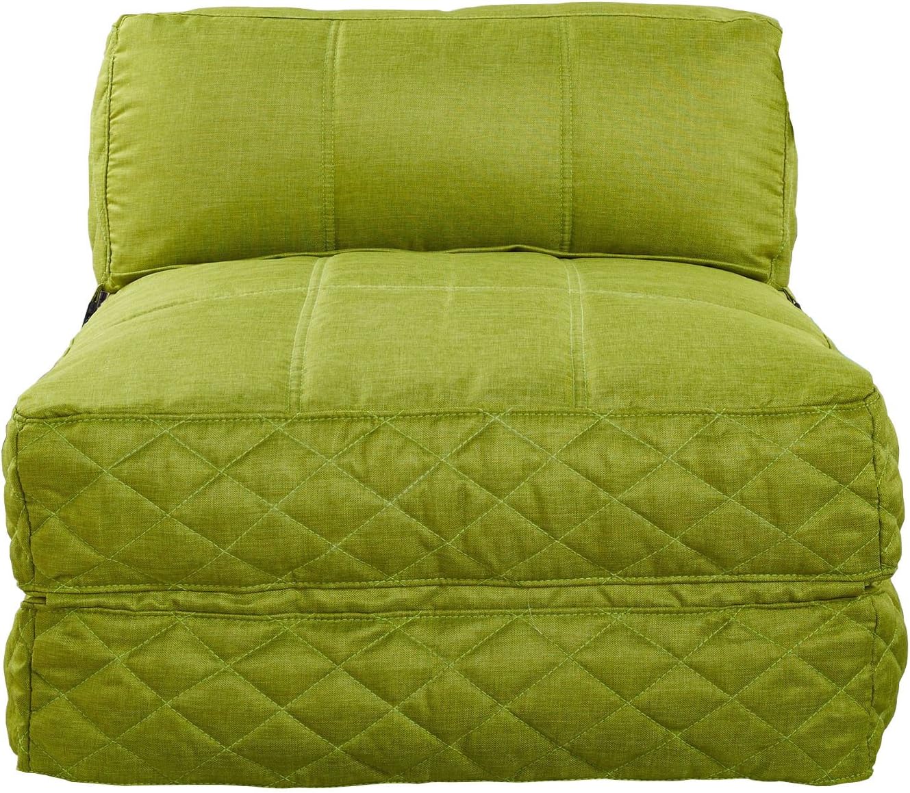 Big Chill Futon in Green Fabric Futon Sofabed Guest