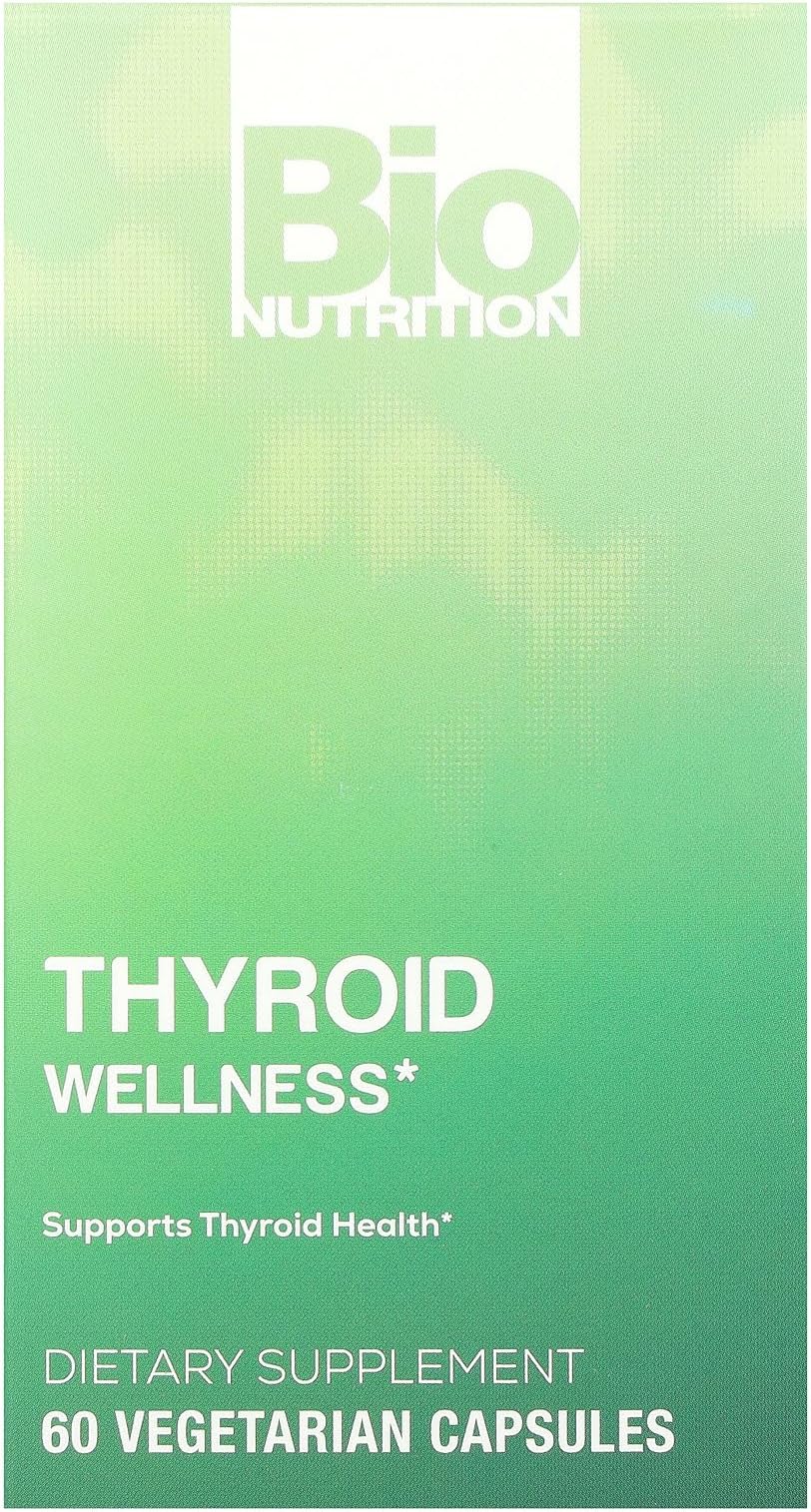 Bio Nutrition Thyroid Wellness 626Mg, 60 Veg Capsules