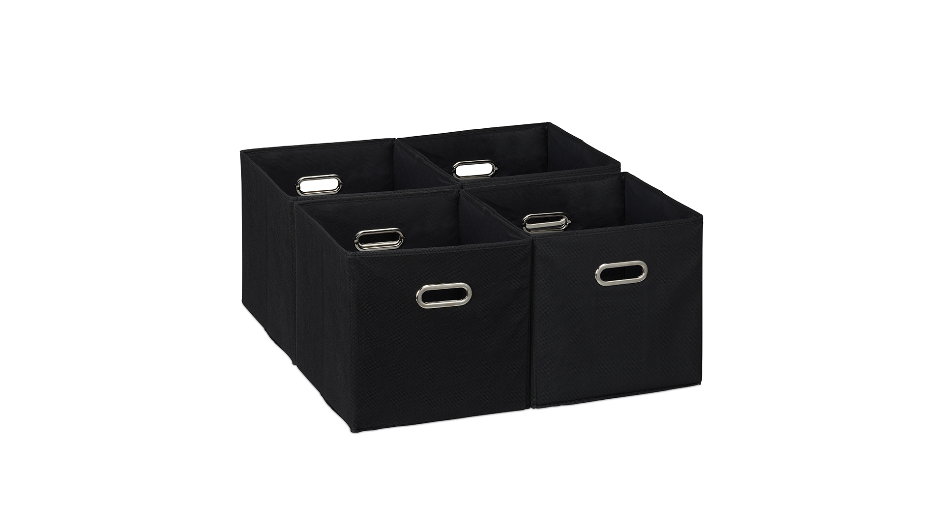 JAKAGO Set Di 6 Scatole Portaoggetti Pieghevoli, Cubi Robusti, 30 X 30 X 30 Cm, Per Scaffali, Vestiti, Asciugamani, Giocattoli, Organizer Grigio