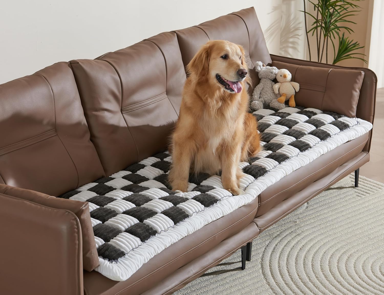 Couch Cushion Cover for dogs Sofa Cover Washable Pet Love Seat Couch Covers for Sofa Slipcovers Couch Protector Blanket for Dogs Sofa Cushion Covers for Pets Washable Pad Black 70x180cm/27.6x70.9in