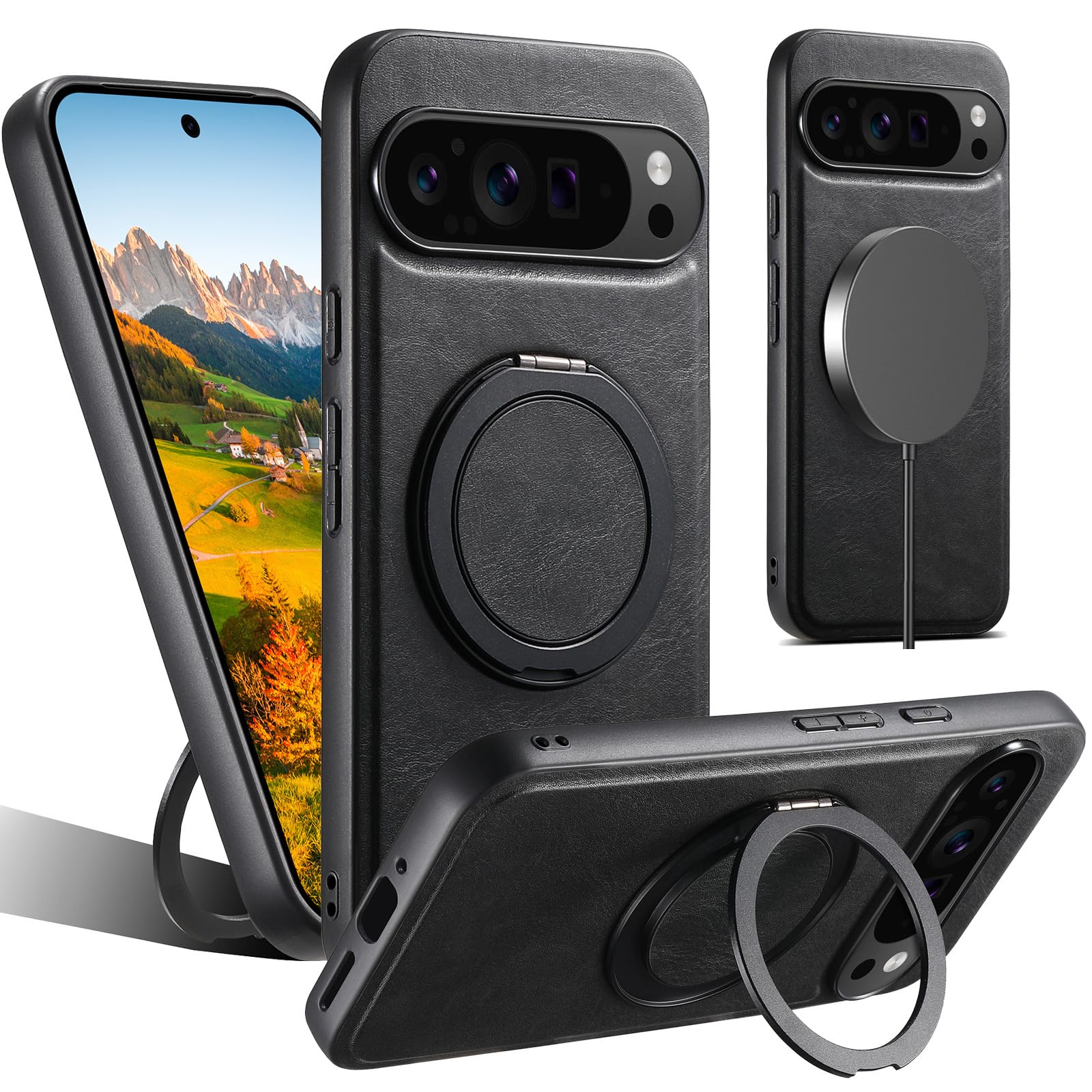 Custodia Per Google Pixel 11 Pro XL/ 11 Pro/ 11, Magnetica Anello Supporto