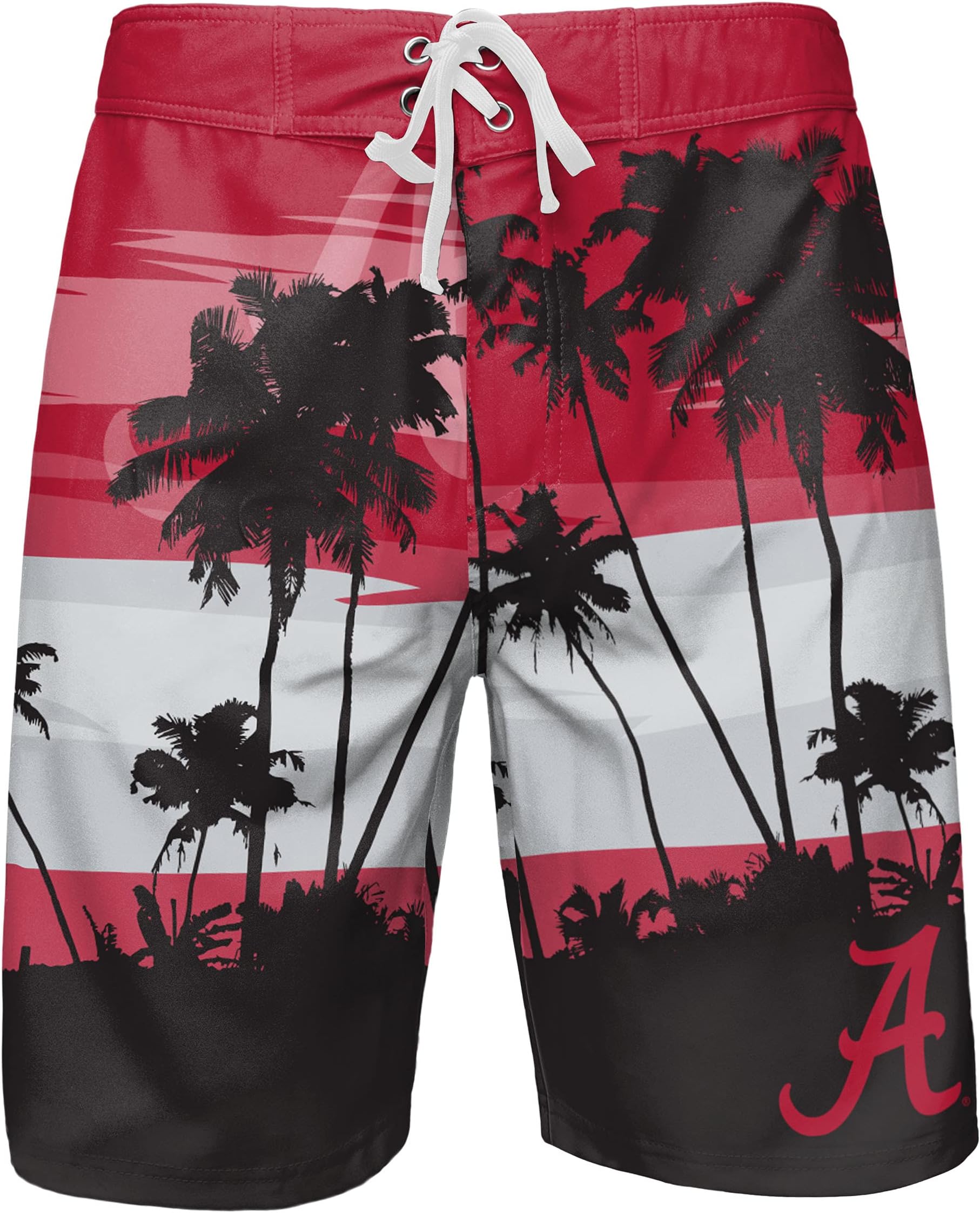 FOCO Men's Team Logo Sunset Swim Boardshorts